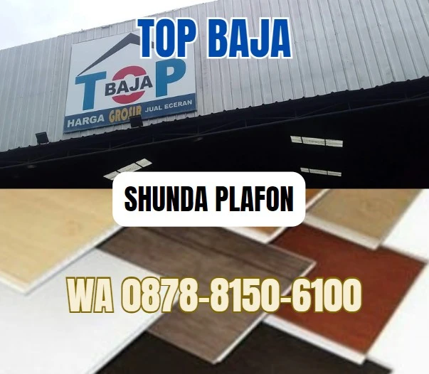 Jual Shunda Plafon PVC di Tangerang Selatan