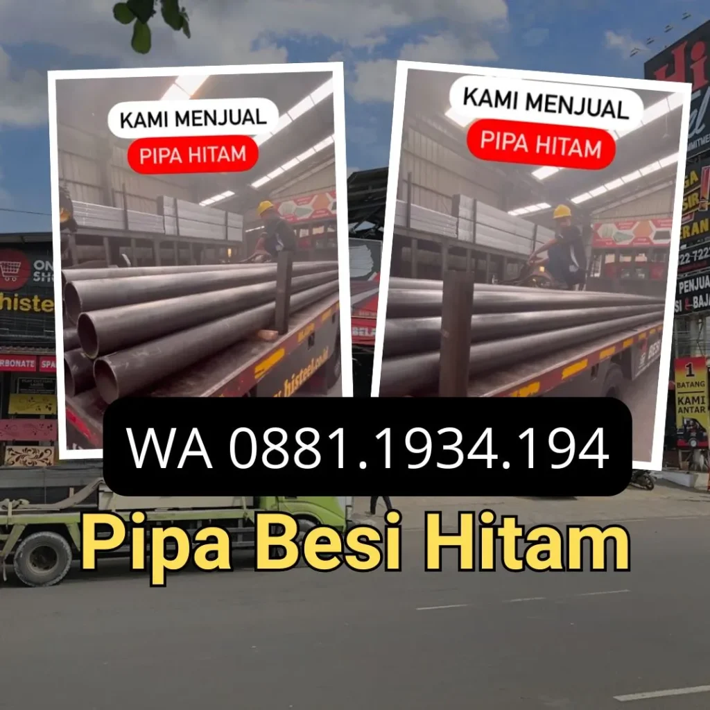 Jual Pipa Besi Hitam di Karawang
