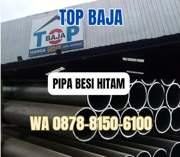 jual pipa besi hitam di bogor