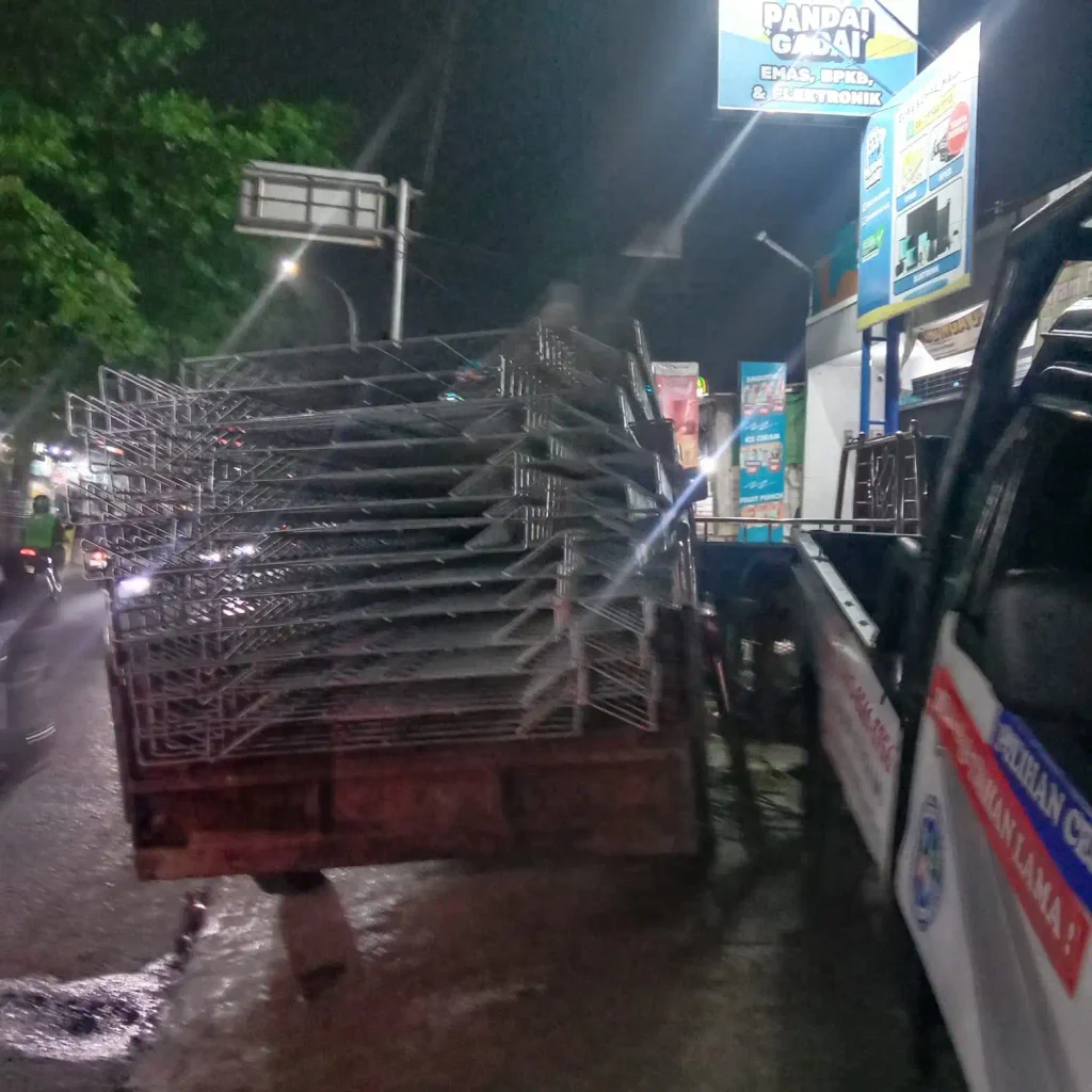 Pengiriman Jual Pagar BRC di Karawang oleh Top Baja